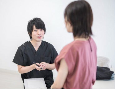 個室のためお悩みや気になっている事が気軽に相談できるから